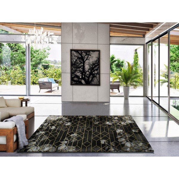 Covor Universal Poet, 80 x 150 cm, negru-image-1