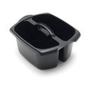 Coș cu 2 compartimente Addis Caddy, negru