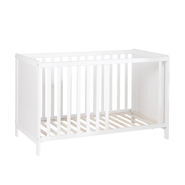 Pătuț alb cu baldachin 60x120 cm Stars Gray – Roba-image-4