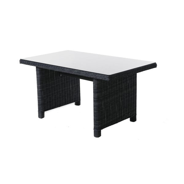 Set mobilier de grădină din ratan artificial gri pentru 7 persoane San Diego - Rojaplast-image-2