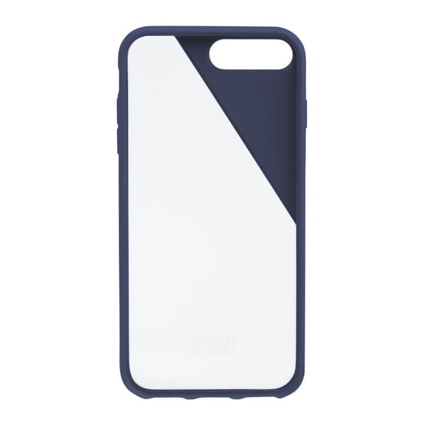 Husă pentru iPhone 7 și 8 Plus Native Union Clic Crystal Case, albastru închis