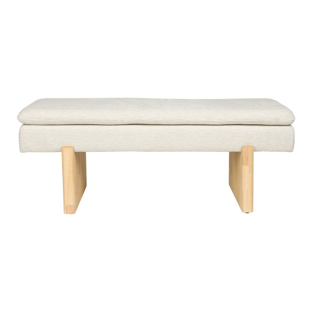 Bancă crem capitonată Jappo – White Label