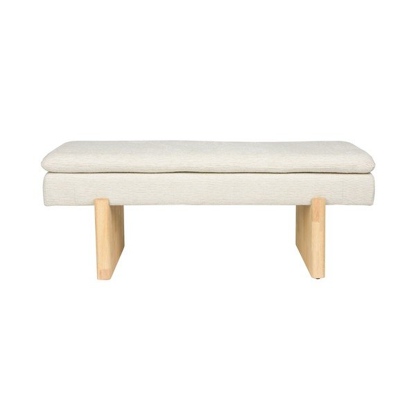 Bancă crem capitonată Jappo – White Label