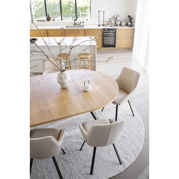 Extensie pentru masă cu aspect de lemn de stejar 135x50 cm Maddock – Rowico-image-1