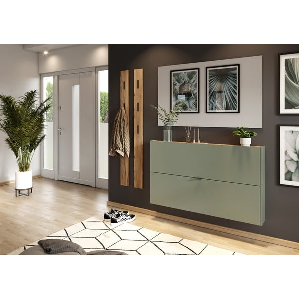 Pantofar verde-gri cu deschidere înclinată Ameca – Germania-image-1