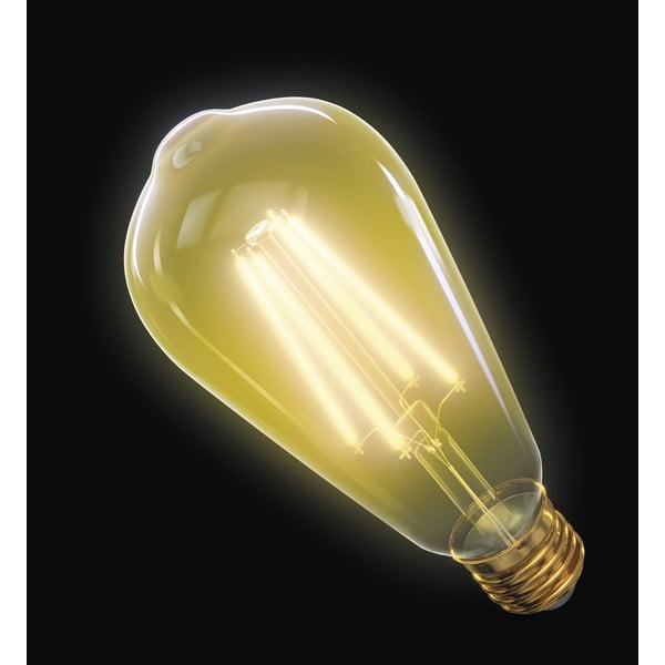 Bec cu LED EMOS Vintage ST64 Warm White, 4W E27-image-1