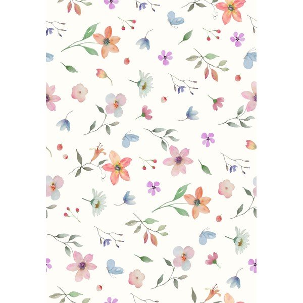 Covor tip traversă lavabil 80x200 cm Floral – Vitaus
