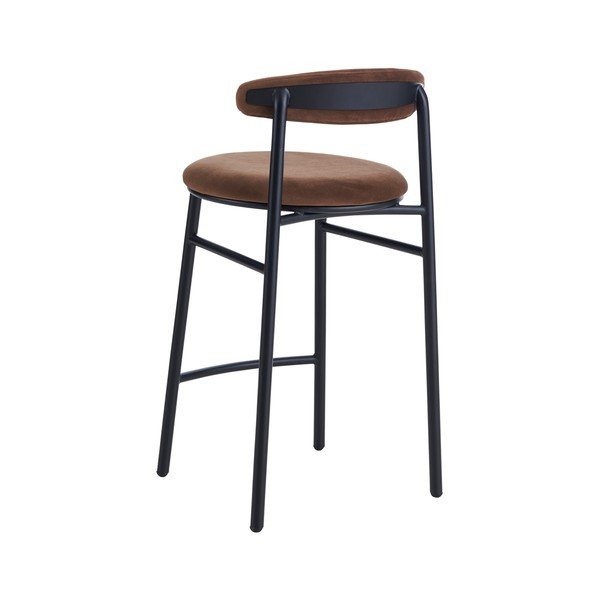 Scaun de bar maro din metal (înălțime șezut 66 cm) Doggi – Ellos Home-image-3