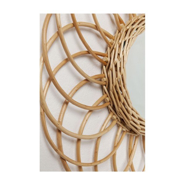 Oglindă cu ramă din ratan Kare Design Swing, Ø 34 cm-image-3