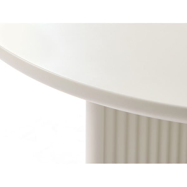 Măsuță de cafea gri deschis rotundă ø 80 cm Palma – Unique Furniture-image-3