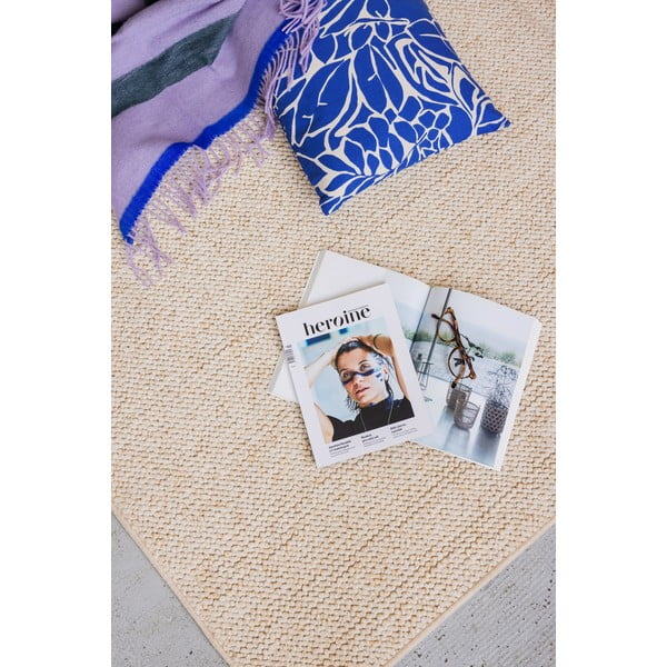 Covor crem 140x200 cm Wolly – BT Carpet-image-4