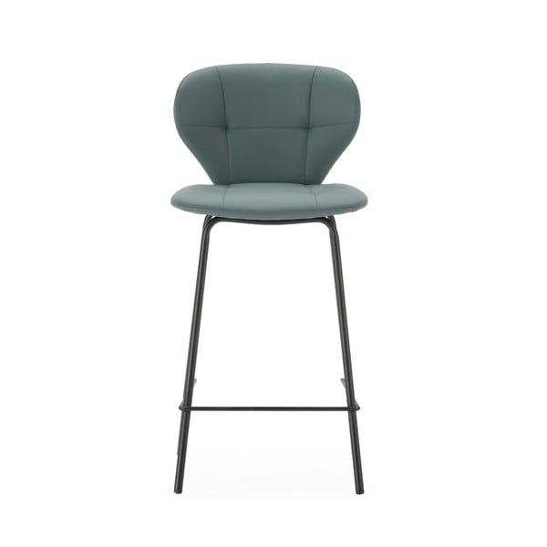 Scaune de bar verde 2 buc. (înălțime șezut 67 cm) Maura – Marckeric-image-2