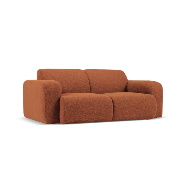 Canapea maro cu tapițerie din stofă bouclé 170 cm Molino – Micadoni Home-image-2
