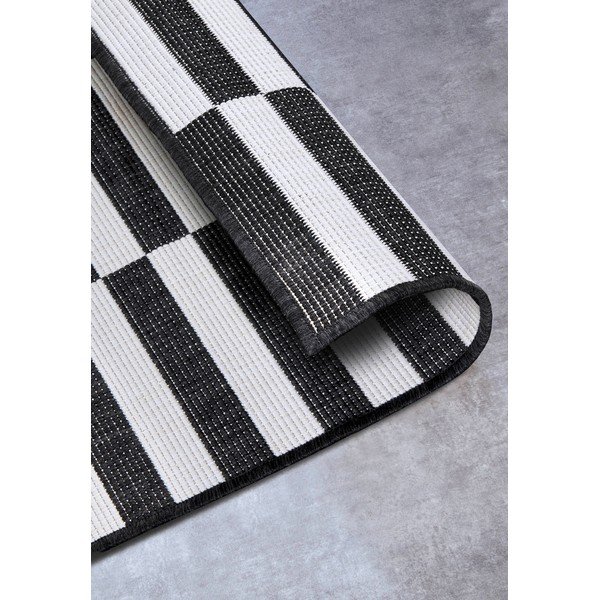 Covor tip traversă alb-negru 80x200 cm Viela – Hanse Home-image-1