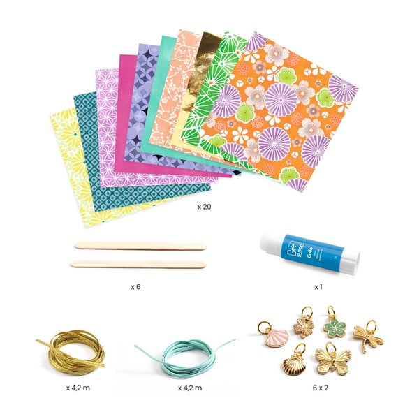 Set creativ Djeco Brățări din hârtie-image-1