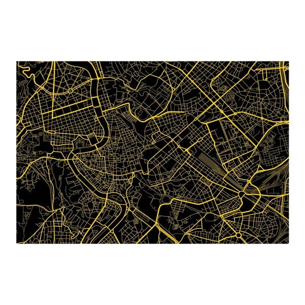 Tablou Homemania Maps Rome, 70 x 100 cm