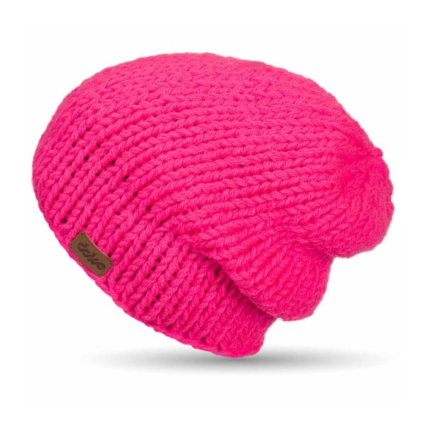 Căciulă tricotată manual DOKE Pink Beanie