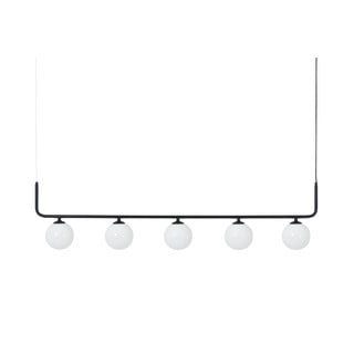 Lustră neagră cu abajur de sticlă 142x142 cm Catkin - CustomForm