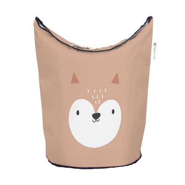 Coș de depozitare pentru copii din țesătură portocalie Dots from the Forest - Butter Kings-image-2