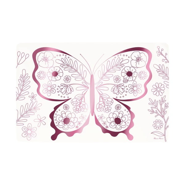 Suporturi pentru farfurii 8 buc. din hârtie 28x42.5 cm Butterflies & Flowers – Meri Meri-image-4