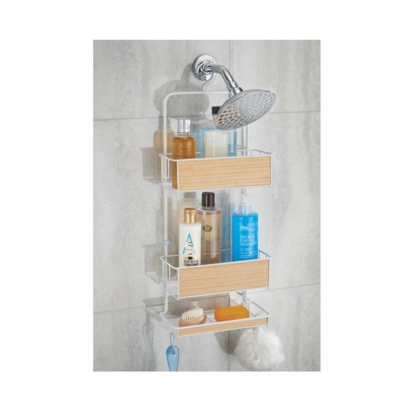 Raft de perete InterDesign Shower Caddy, înălțime 63,5 cm -image-3
