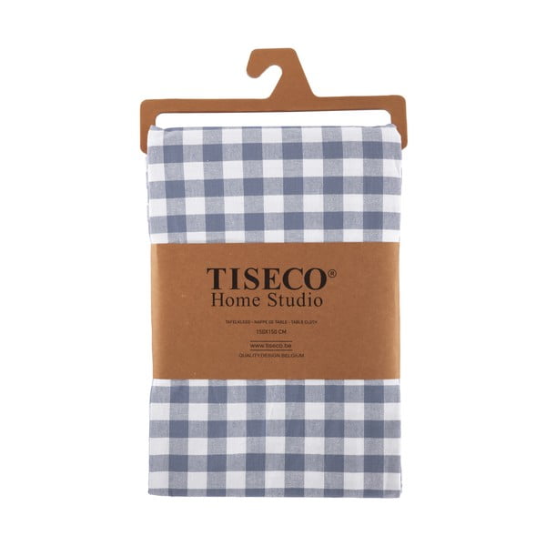 Față de masă din bumbac 150x150 cm Gingham – Tiseco Home Studio-image-2
