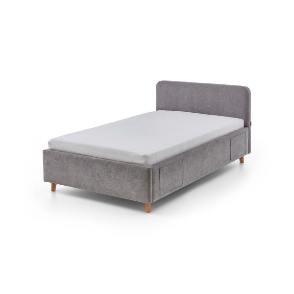Pat pentru copii  gri fără somieră 140x200 cm Cosy – Meise Möbel-image-4