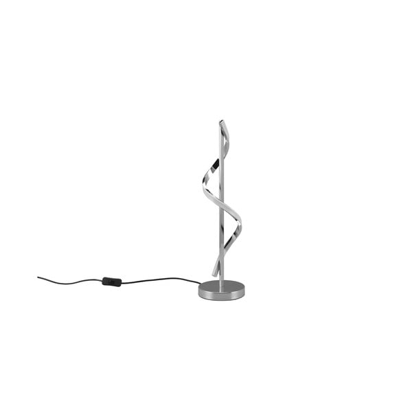 Veioză argintiu-lucios LED (înălțime 56 cm) Isabel – Trio