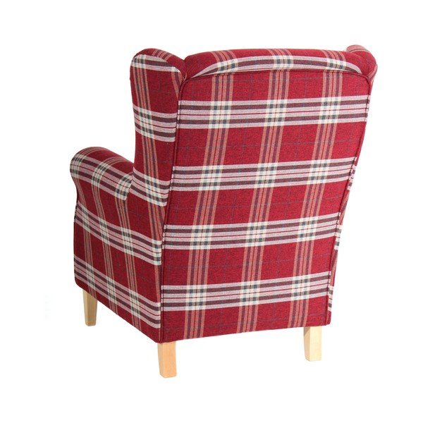 Fotoliu înflorat Max Winzer Lorris, roșu-image-4