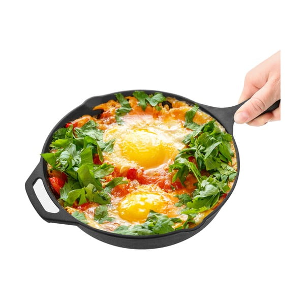 Tigaie tip grill din fontă ø 25 cm LITINA – Orion-image-2