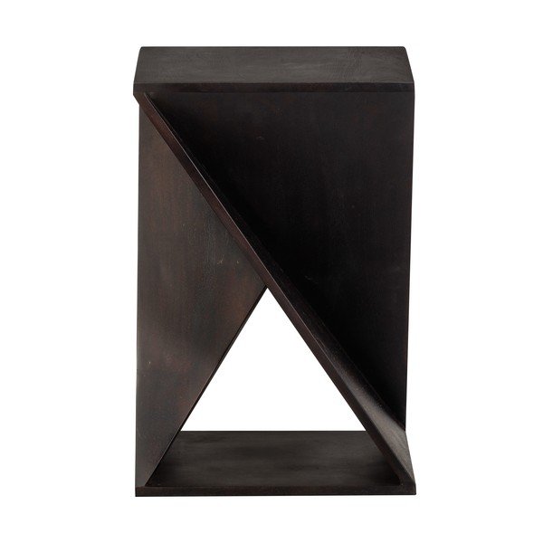 Măsuță auxiliară din lemn de acacia 41x41 cm Ikem – WOOOD-image-2