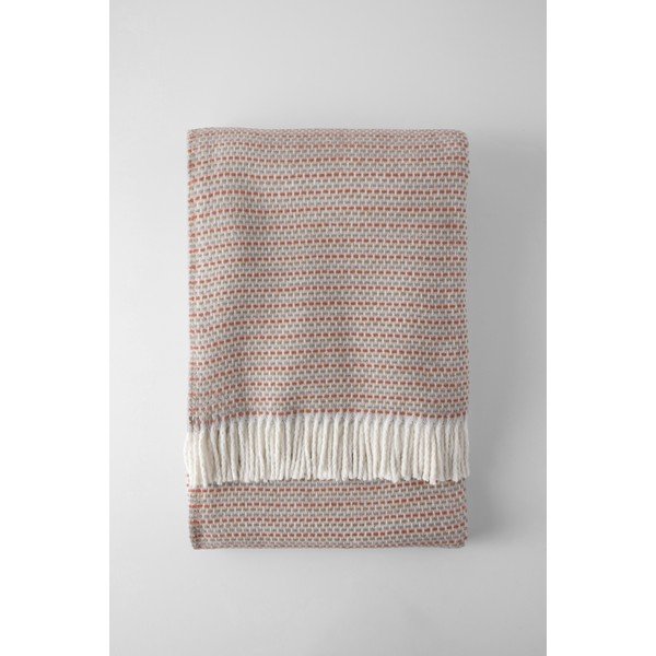 Pătură teracotă din amestec de bumbac 140x180 cm Multi-Zen – Euromant