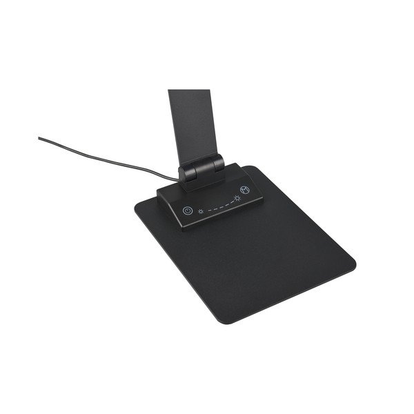 Veioză neagră LED cu intensitate reglabilă (înălțime 72 cm) Travis – Trio-image-4