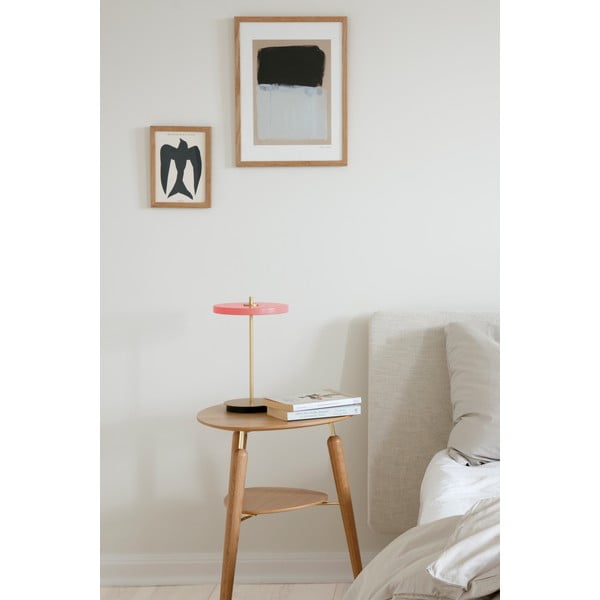 Veioză roz LED cu intensitate reglabilă cu abajur din metal (înălțime 31 cm) Asteria Move – UMAGE-image-1