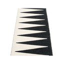 Covor tip traversă pentru interior și exterior alb-negru 70x150 cm Vivi Black – Pappelina