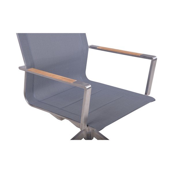 Scaun de grădină gri din metal Salida – Garden Pleasure-image-3