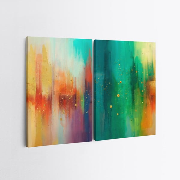 Tablouri 2 buc. 50x70 cm Splash – Wallity-image-2
