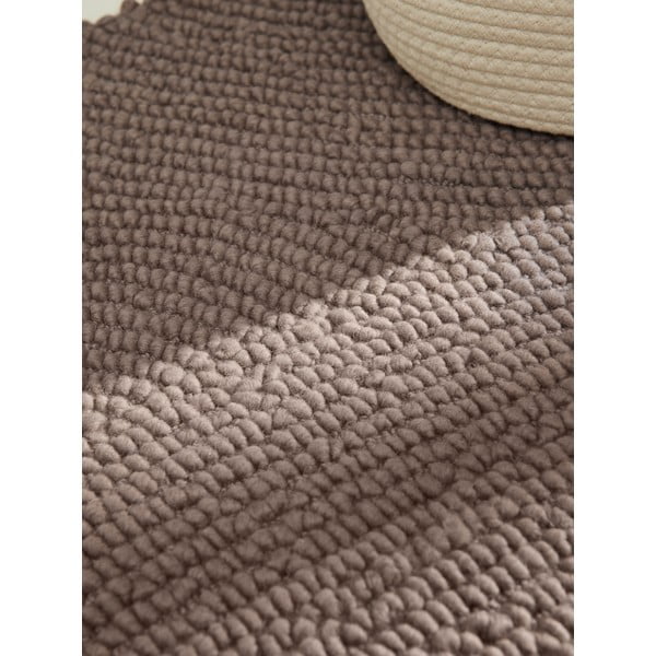 Covor tip traversă taupe țesut manual din lână 80x200 cm Eleni Taupe – Hanse Home-image-4