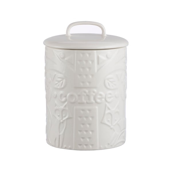 Recipient din ceramică pentru cafea Mason Cash In the Forest, 740 ml, alb