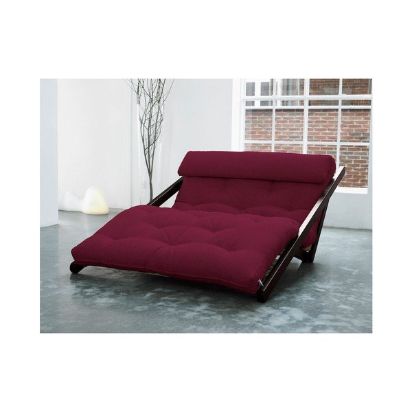 Fotoliu Karup Figo, Wenge/Bordeaux, 120 cm-image-1