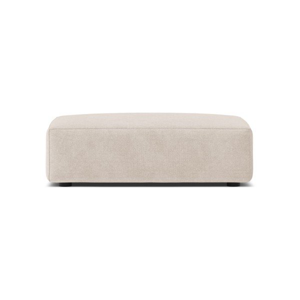 Taburet crem din material textil Jodie – Micadoni 