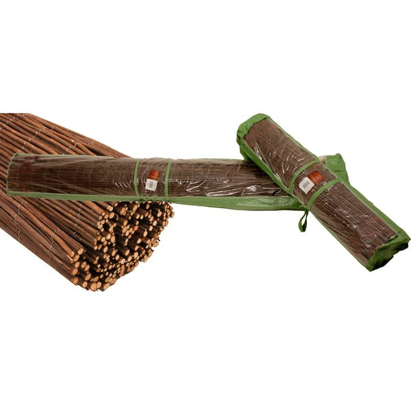 Paravan pentru balcon în culoare naturală din răchită 300x200 cm – Garden Pleasure-image-1