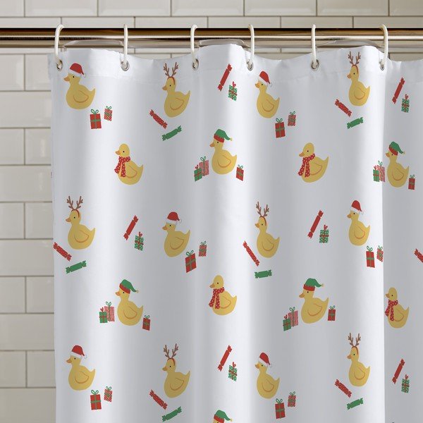 Perdea de duș 180x180 cm Christmas Quacker – Catherine Lansfield