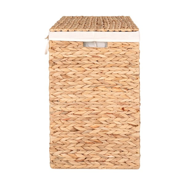 Coș de rufe în culoare naturală din zambilă de apă Passo – House Nordic-image-4