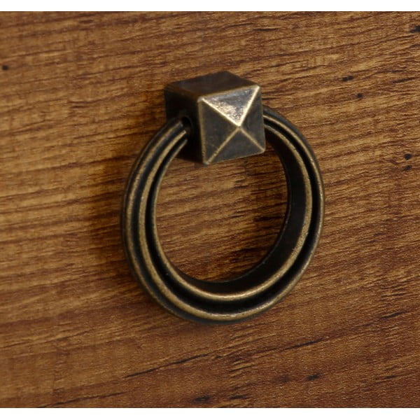 Șifonier alb cu aspect de lemn de stejar 62x180 cm Goslar - Støraa-image-1