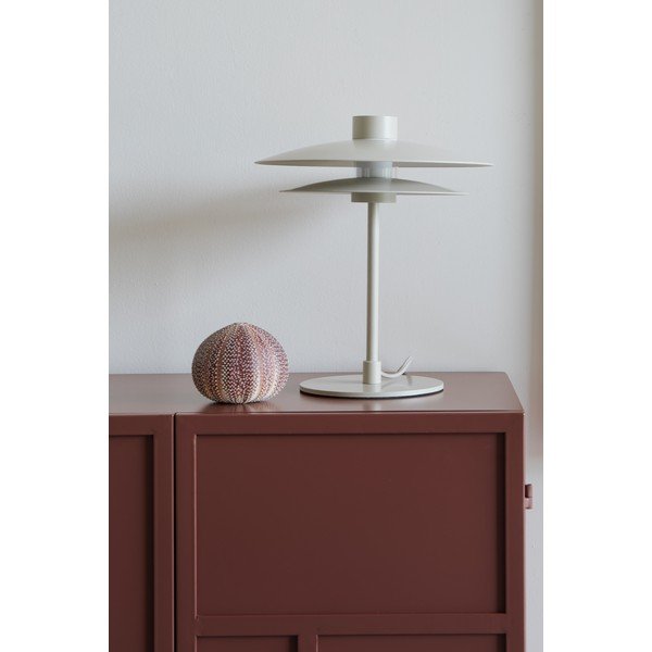 Veioză bej din metal (înălțime 32 cm) Wubbo – White Label-image-2