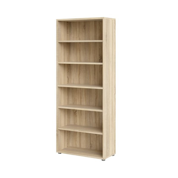 Bibliotecă modulară cu  aspect de lemn de stejar 89x222 cm Prima – Tvilum-image-3