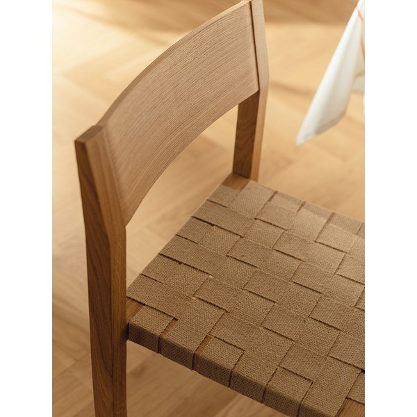 Scaun de dining în culoare naturală stivuibil din lemn de stejar Toli – noo.ma-image-4