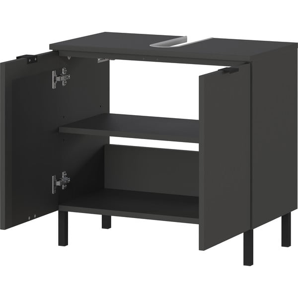 Set mobilă de baie gri antracit Arcena – Germania-image-3