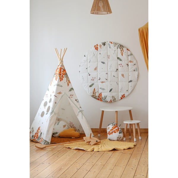 Covoraș de joacă  pentru copii alb Forest Friends – Moi Mili-image-3